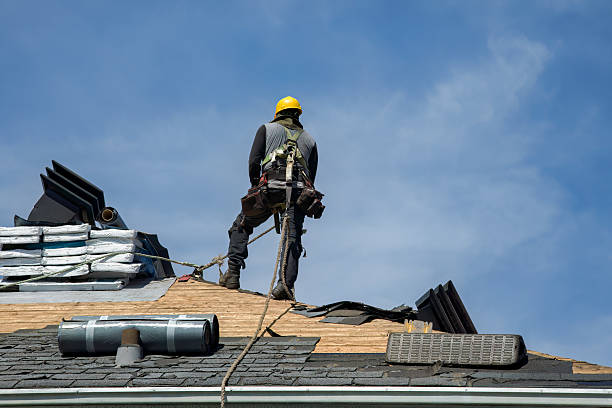 Professional Metal Roofing technician working in Larkspur, CO